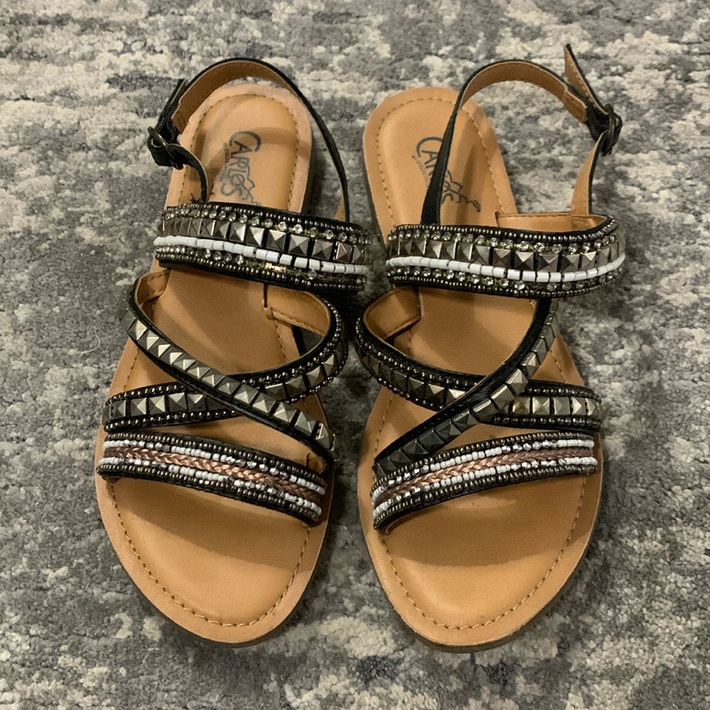 Carlos beaded sandals
